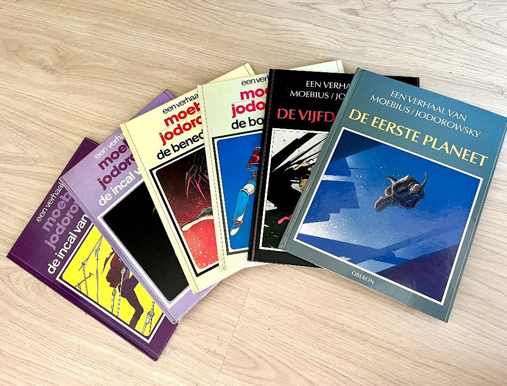 Moebius & Jodorowsky - De Incal - 6 delen compleet, Complete serie of reeks, Ophalen of Verzenden, Gelezen, Jodorowsky Moebius Jean Giraud