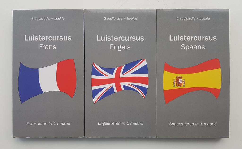 Luistercursus | Taalcursus CD | Frans, Engels, Spaans, Ophalen of Verzenden, Zo goed als nieuw, Audio-cd, Taal en Studie