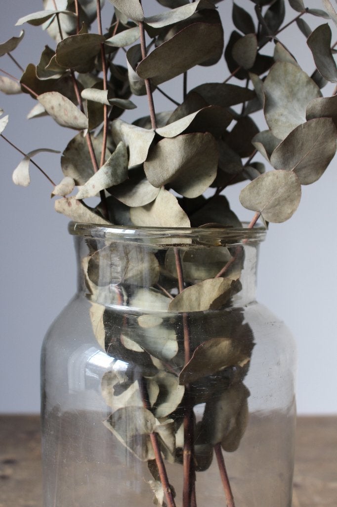 Oude brocante glazen pot / vaas Nr.2 *Pronck & Praal*, Ophalen of Verzenden