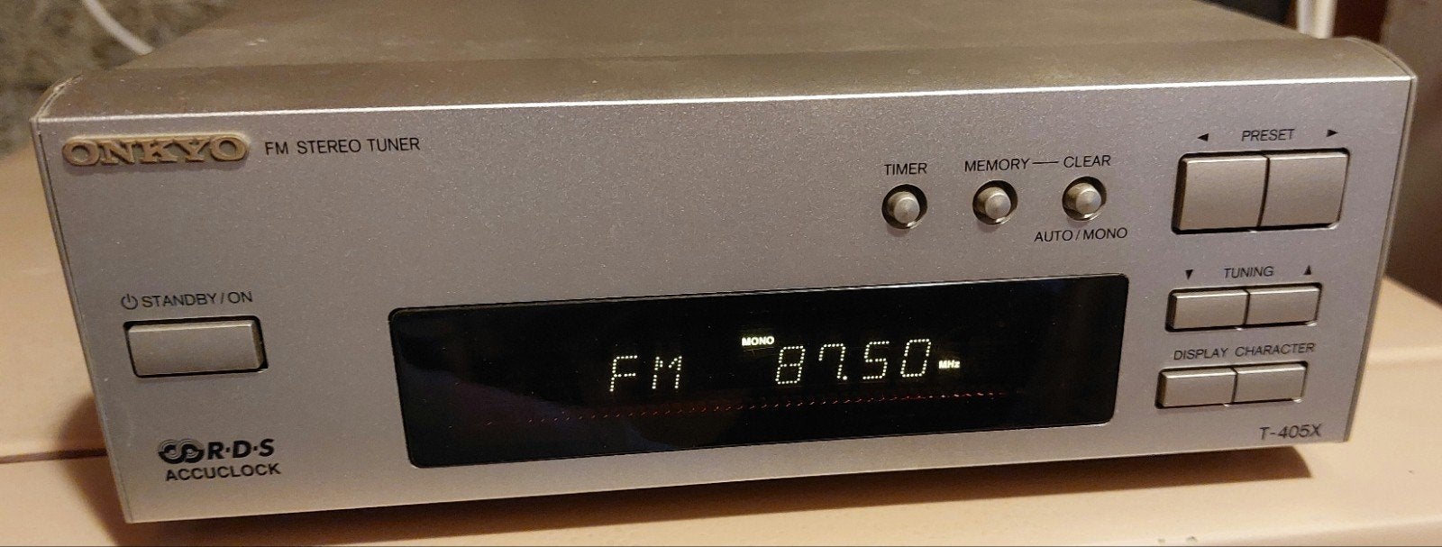 Onkyo tuner T 405 X, Ophalen of Verzenden, Gebruikt