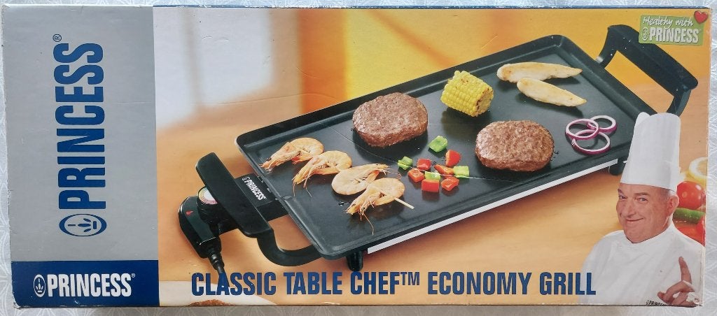 Princess Table Chef Economy Grillplaat, Ophalen of Verzenden, Gebruikt, Tafelgrill