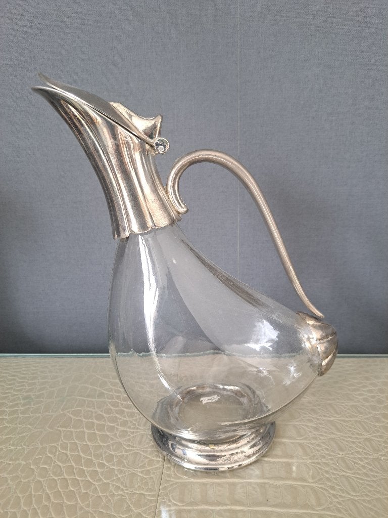 Een charmante vintage karaf in de vorm van een eend, Gebruikt, Overige typen, Vintage, Ophalen of Verzenden