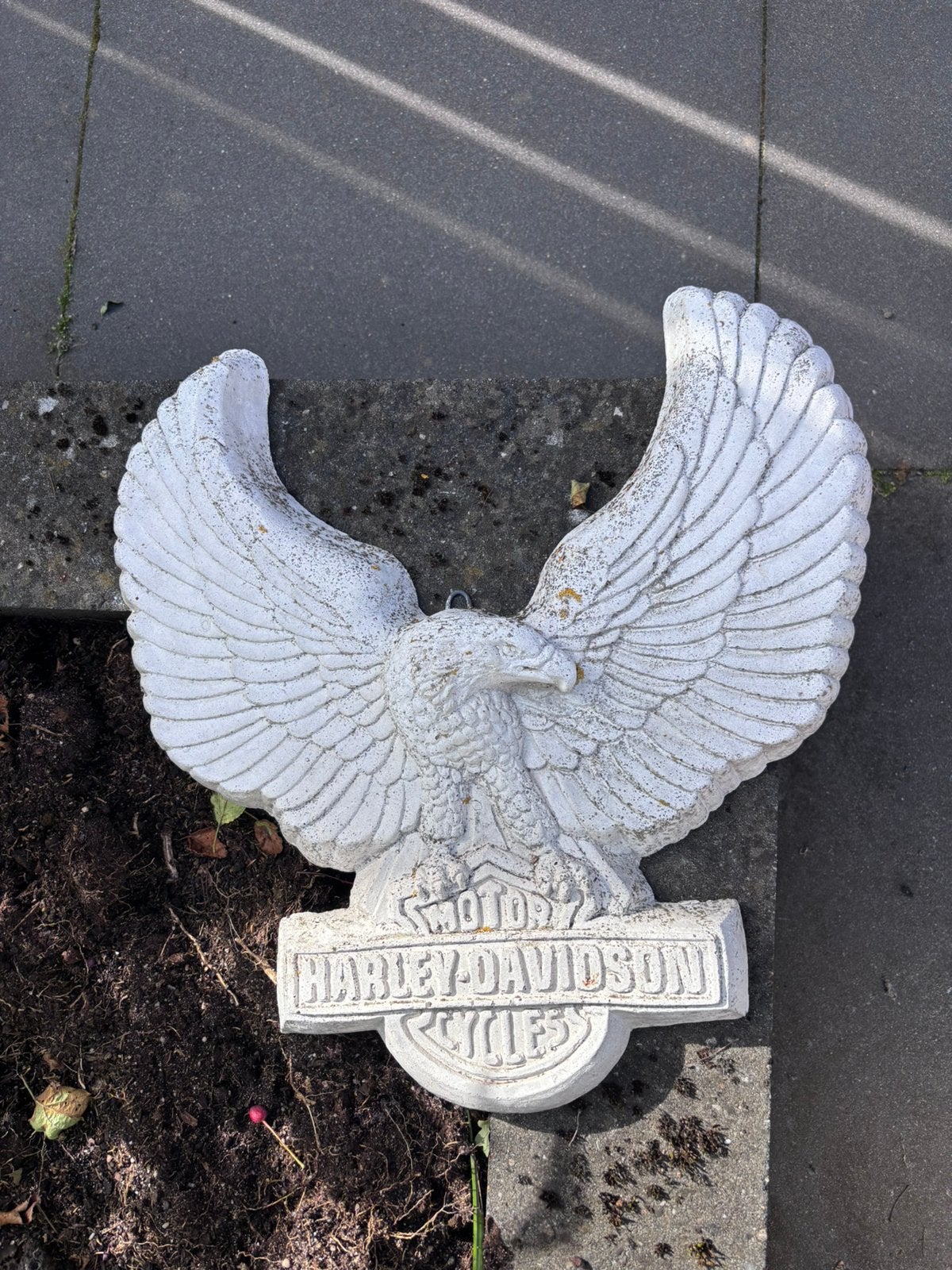 Harley Davidson eagle, Tuin en Terras, Tuinbeelden, Ophalen, Gebruikt, Beton