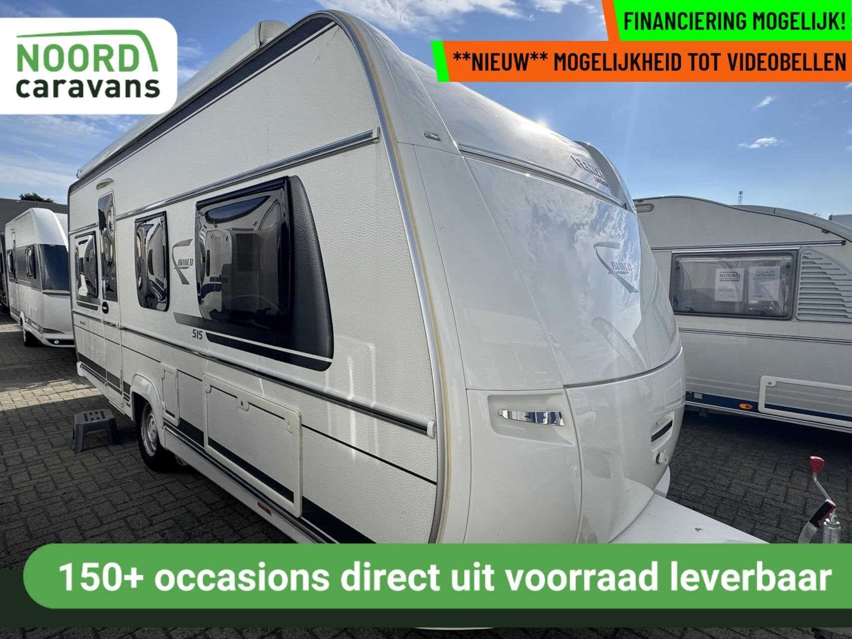 FENDT BIANCO SELECTION 515 SG, ENKELE BEDDEN, LUIFEL, MOVER, Caravans en Kamperen, Rondzit, Bedrijf, Hordeur, Fendt