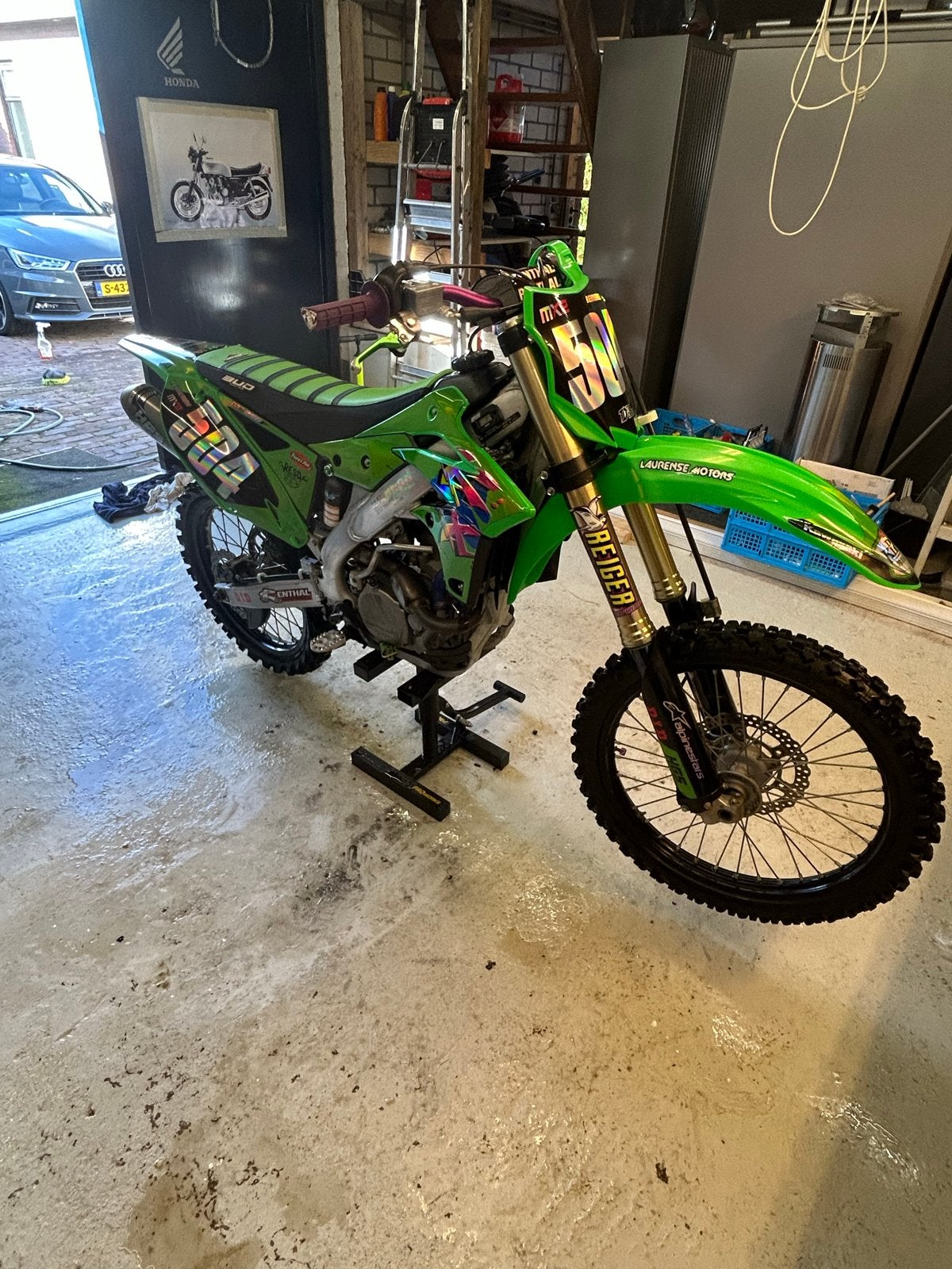 Crosmotor kawaski kx250f 2013, Ophalen