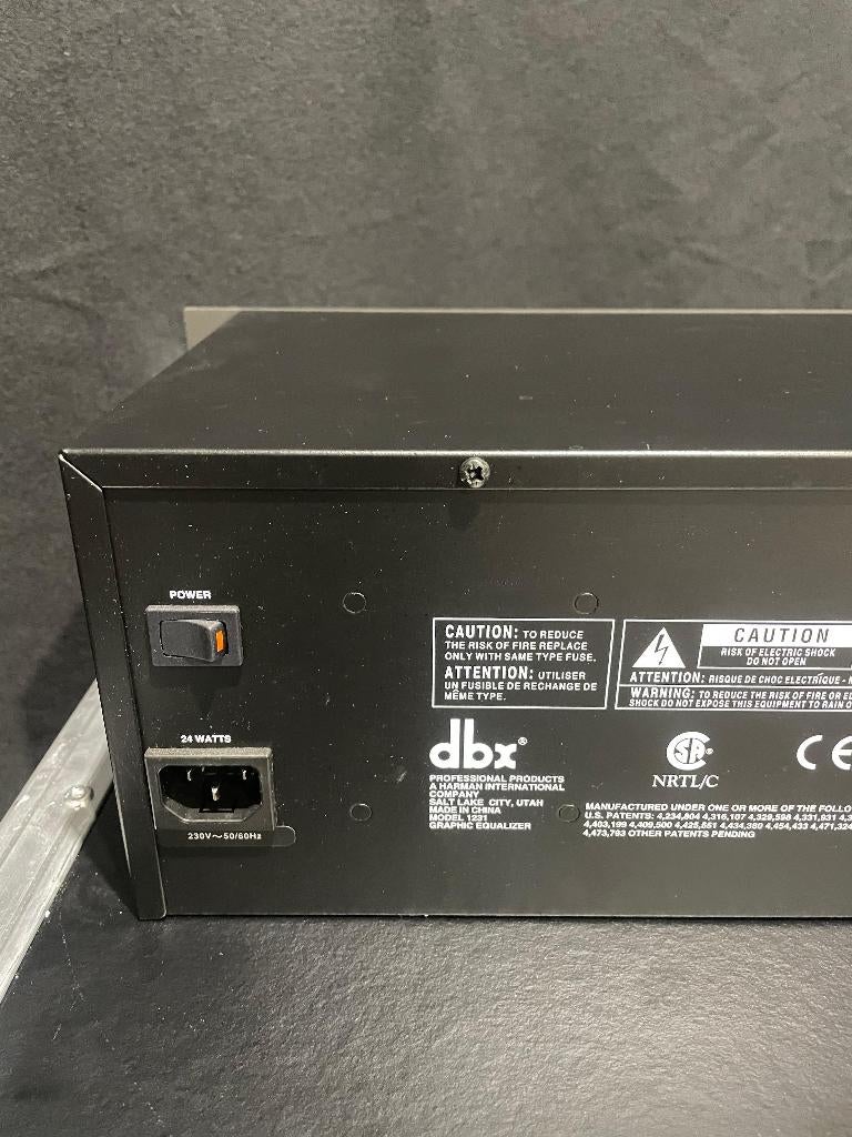 DBX 1231 Graphic Equalizer, Ophalen of Verzenden, Zo goed als nieuw