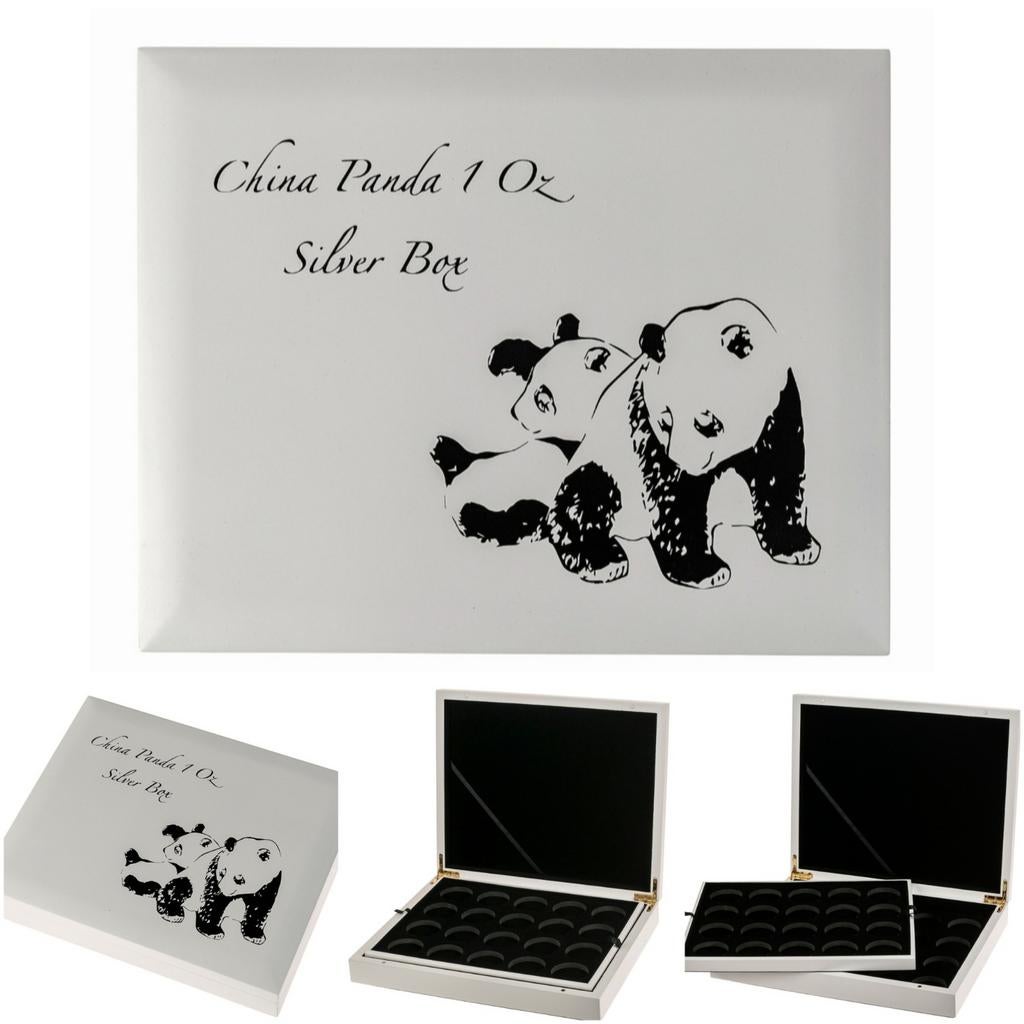 China Panda muntenbox voor 1 oz zilveren munten, Ophalen of Verzenden