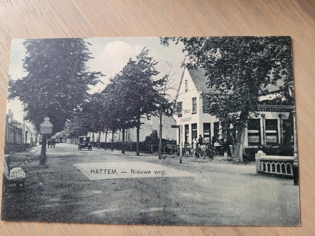 Ansichtkaart Hattem - Nieuwe weg, Ophalen of Verzenden, Voor 1920, Ongelopen, Gelderland