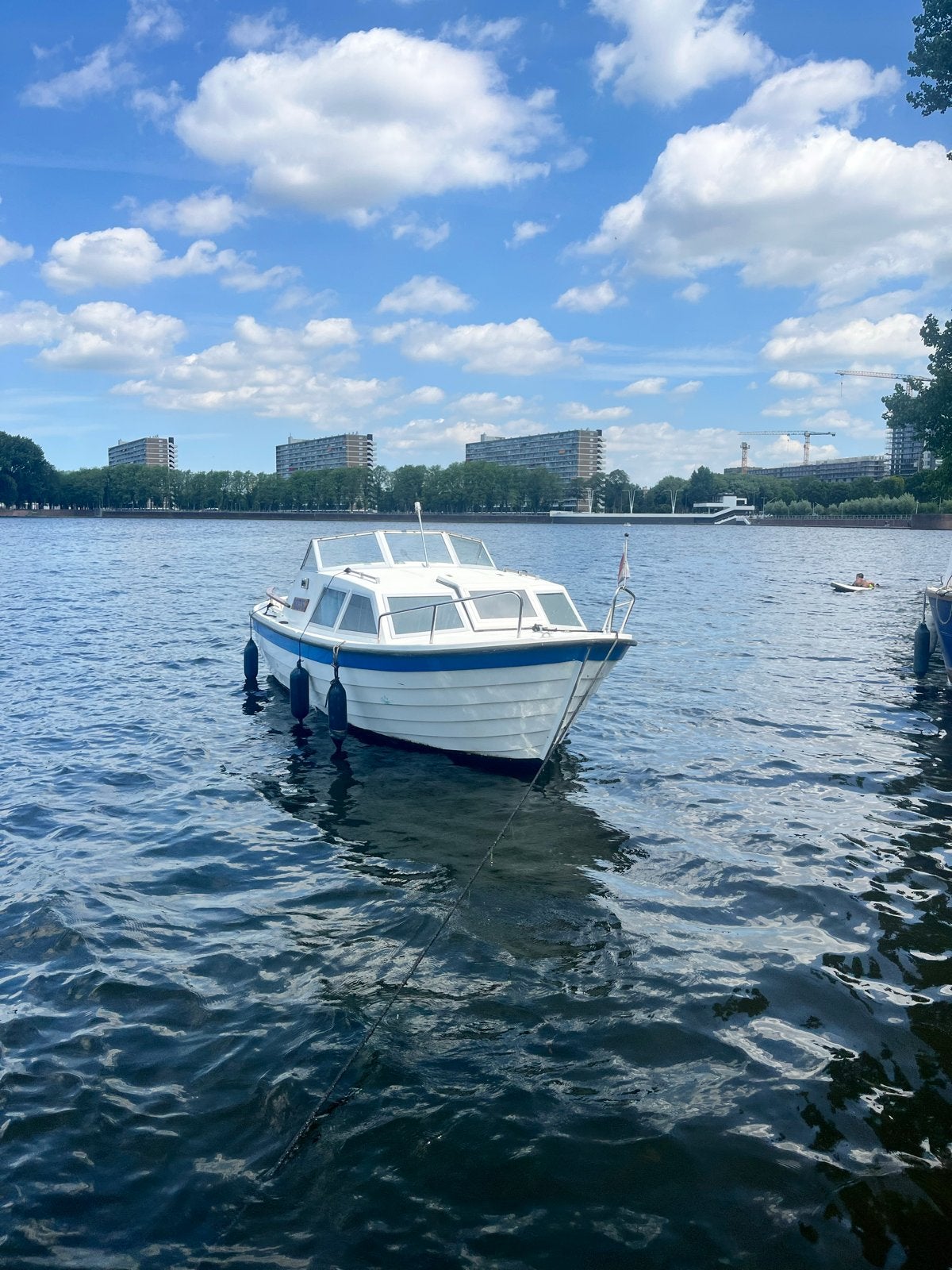 Polyester Sloep met Yanmar Diesel Inboordmotor - 7 Meter, Watersport en Boten, Gebruikt, Binnenboordmotor, Diesel, Sloep