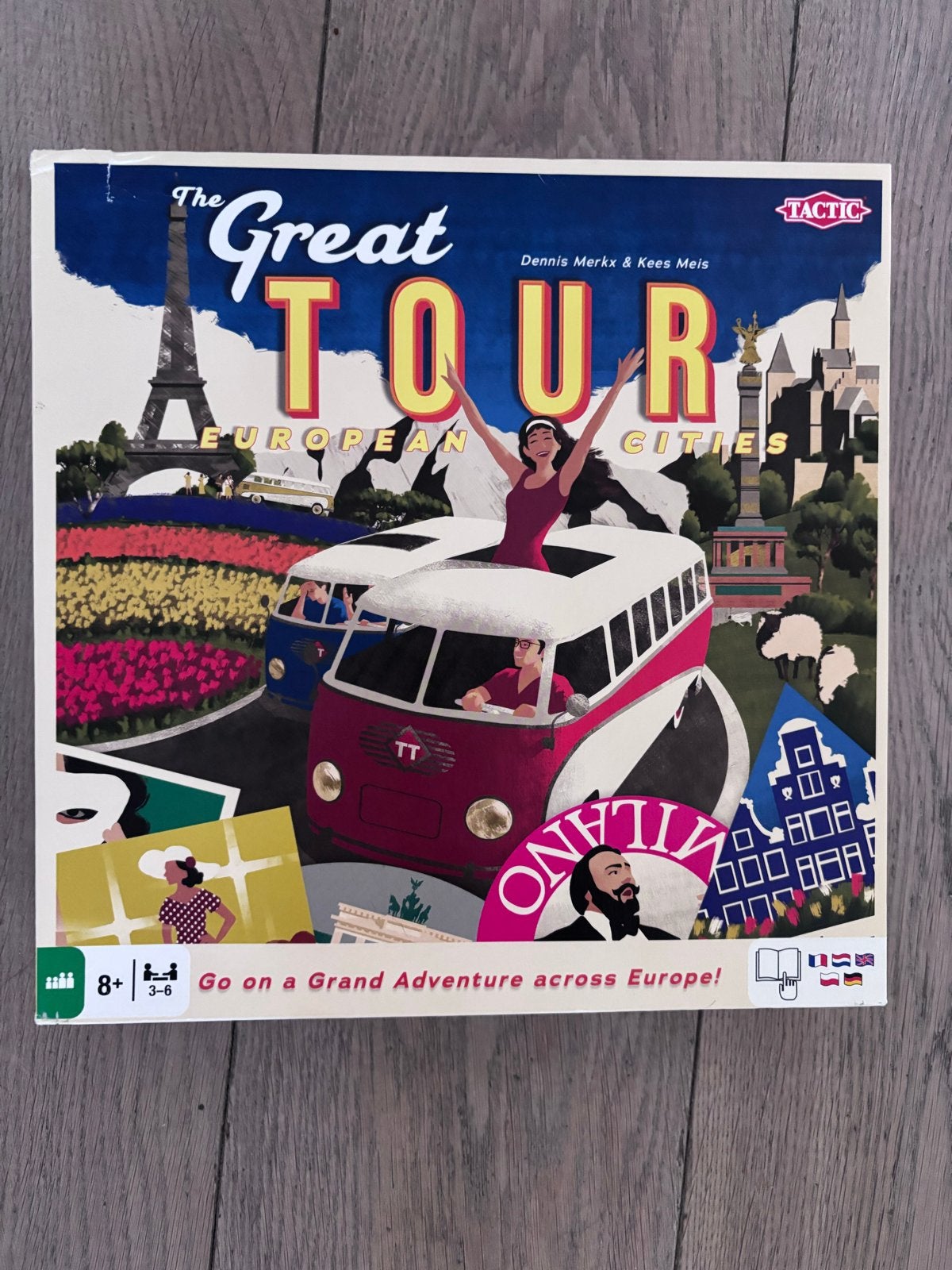 The Great Tour: European Cities - Gezelschapsspel, Hobby en Vrije tijd, Gezelschapsspellen | Bordspellen, Drie of vier spelers