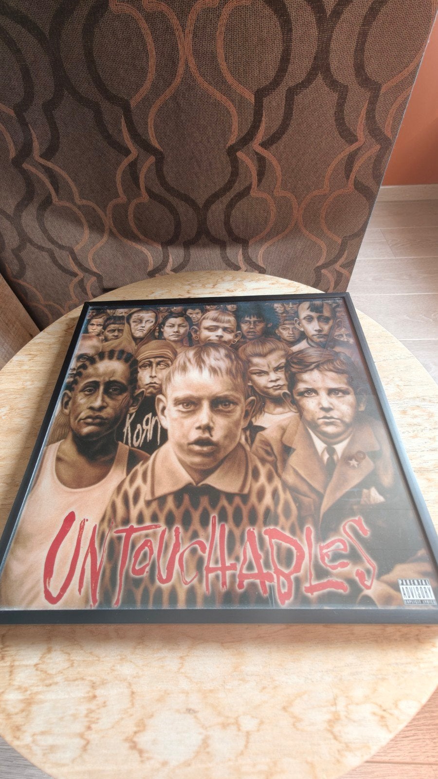 Korn LP in kaderframe - Diverse albums, Cd's en Dvd's, Ophalen, Gebruikt, Hardrock, Album