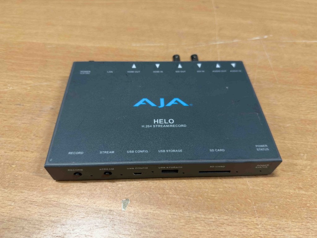 AJA HELO - H.264 Streaming en Opnameapparaat, Ophalen of Verzenden, Gebruikt, HDMI, Zonder harde schijf