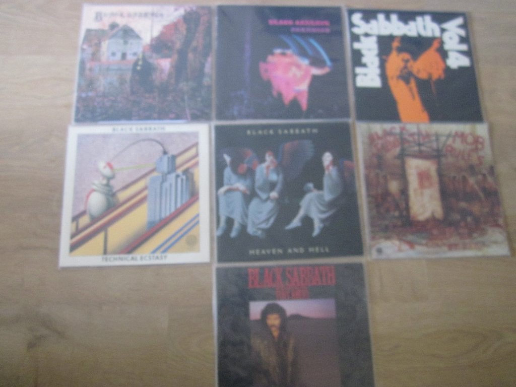 Black Sabbath 7 Albums in een prima staat!, LP, Ophalen of Verzenden, Zo goed als nieuw, Doom metal