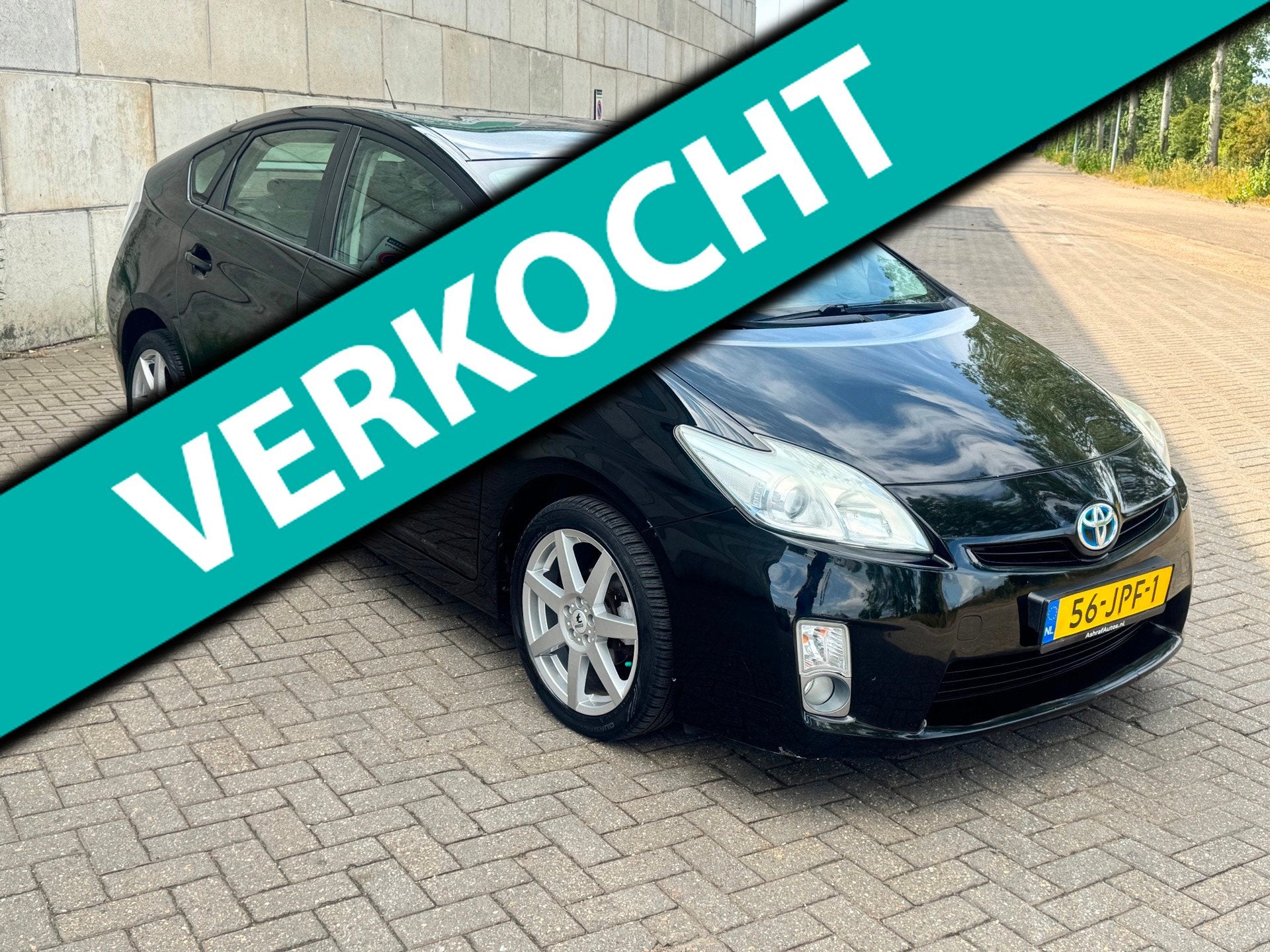 Toyota Prius 1.8 Aspiration, Auto's, Stof, Gebruikt, 4 cilinders, Zwart