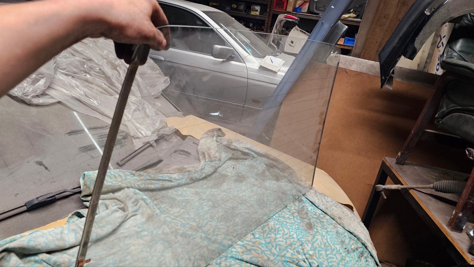 Audi Coupe B2 origineel achterruit 855845501Q, Ophalen, Nieuw, Audi