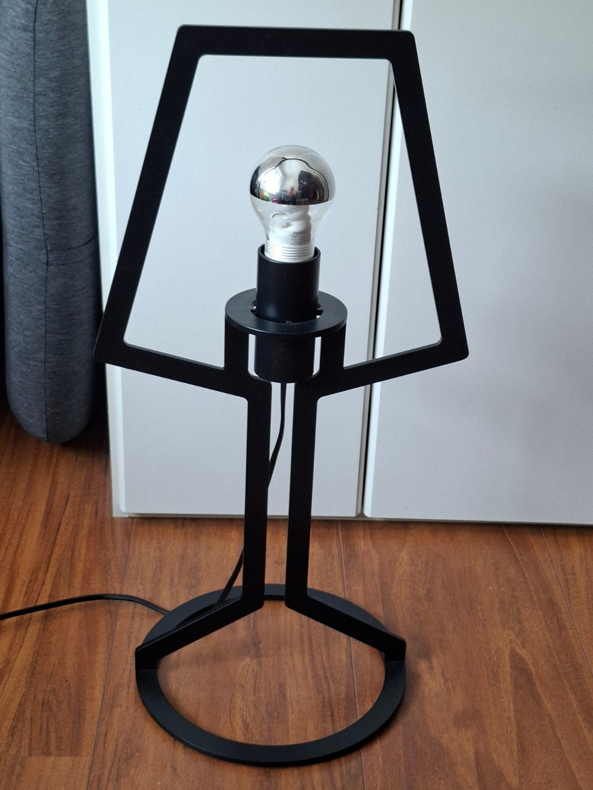 Moderne Gispen tafellamp - Zwart metaal, Ophalen of Verzenden, Zo goed als nieuw, Metaal, 50 tot 75 cm
