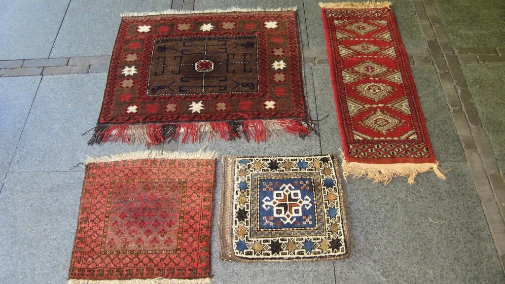 vintage Perzische tapijtjes, Gebruikt, 200 cm of meer, Rechthoekig, 50 tot 100 cm