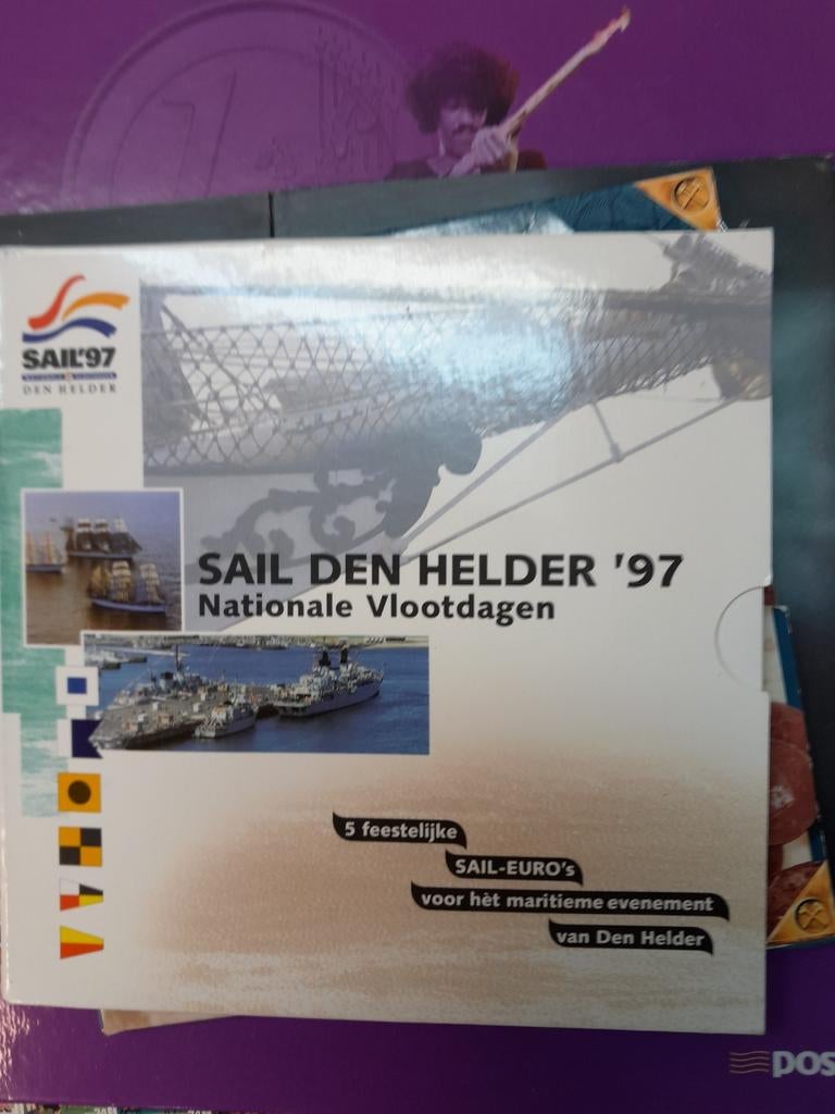 SAIL Den Helder '97 Nationale Vlootdagen - 5 SAIL-EURO's, Verzamelen, Ophalen of Verzenden, Zo goed als nieuw, Zeilboot, Overige typen