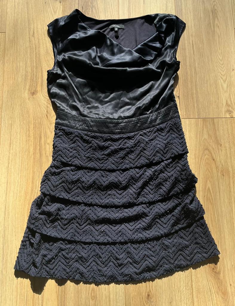Feestjurkje, Ophalen of Verzenden, Zo goed als nieuw, Maat 38/40 (M), Blauw
