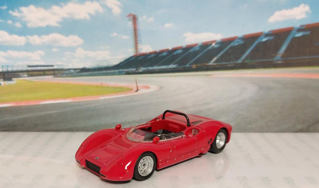 1:43 Fiat Abarth Sport Spider MC (SE 04/L) 1967; Metro, Ophalen of Verzenden, Zo goed als nieuw, Auto, Overige merken