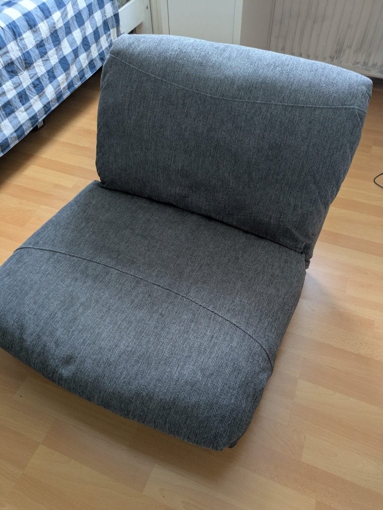 Sofa-Bed Gray, Ophalen, Overige materialen, Eenpersoons, Zo goed als nieuw