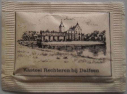 Vol suikerzakje - Kasteel rechteren bij Dalfsen, Ophalen of Verzenden, Nederland