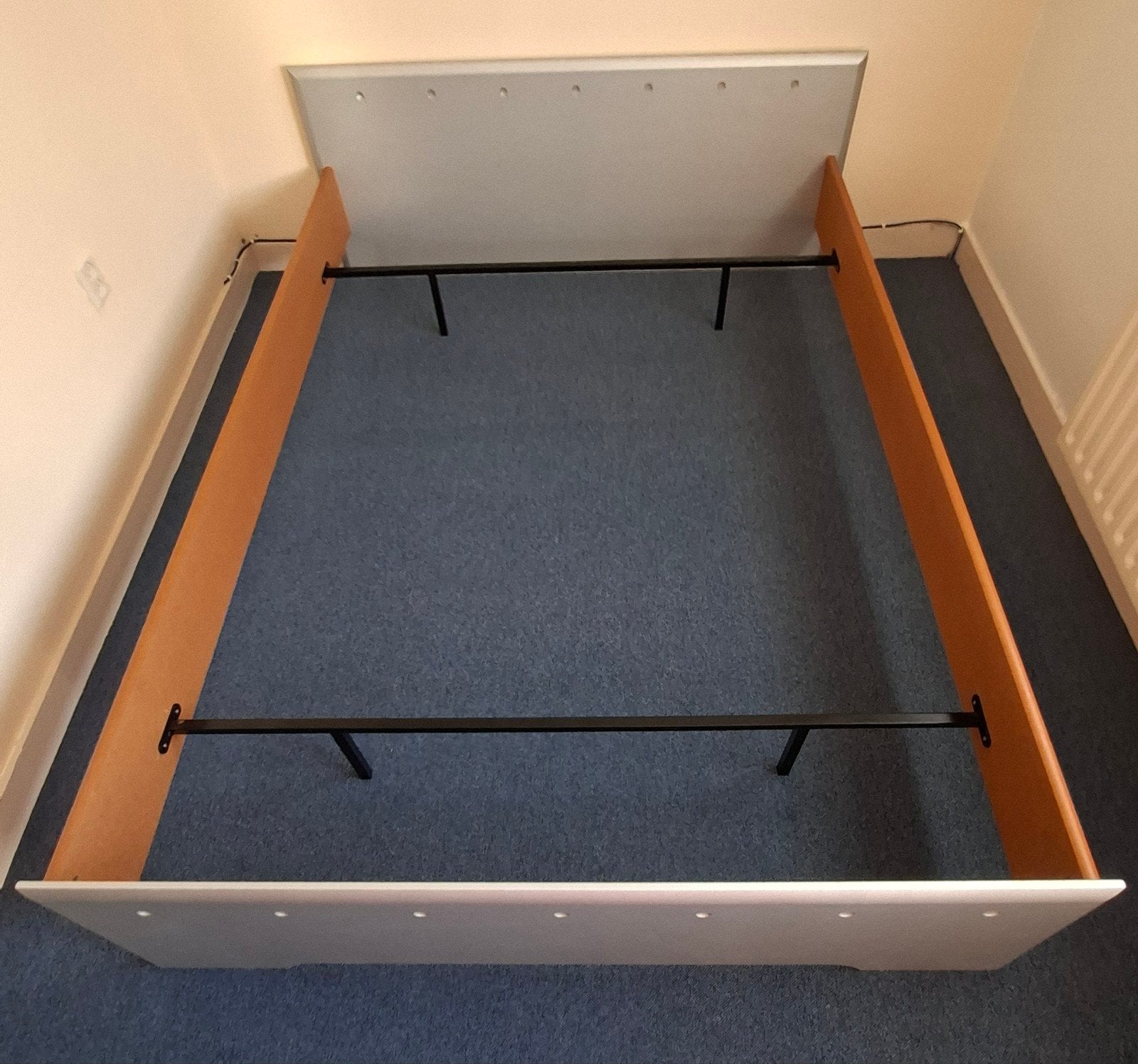 Tweepersoonsbed 140x200, Wit, Tweepersoons, Hout, 140 cm