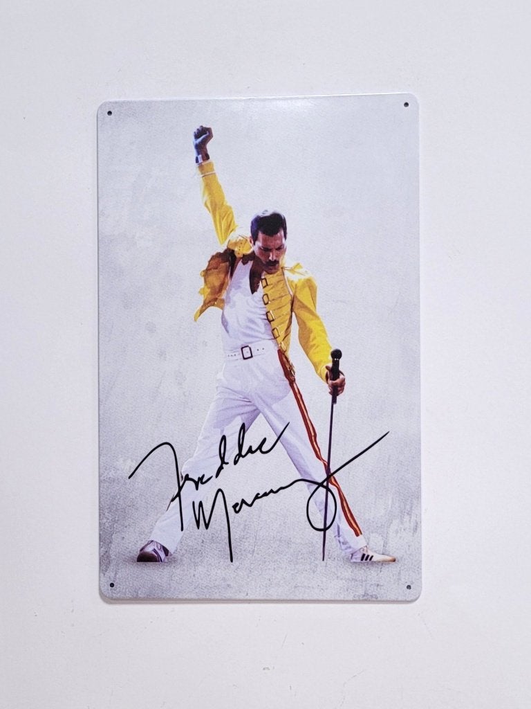 Freddie Mercury Queen reclamebord van metaal wandbord deco, Info@deconoord.nl, Deco Noord, Nieuw, Ophalen of Verzenden