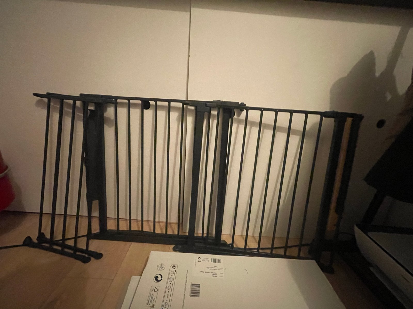 BabyDan verstelbaar dubbel traphek gebruikt, Gebruikt, Geen, Geen, 100 tot 115 cm