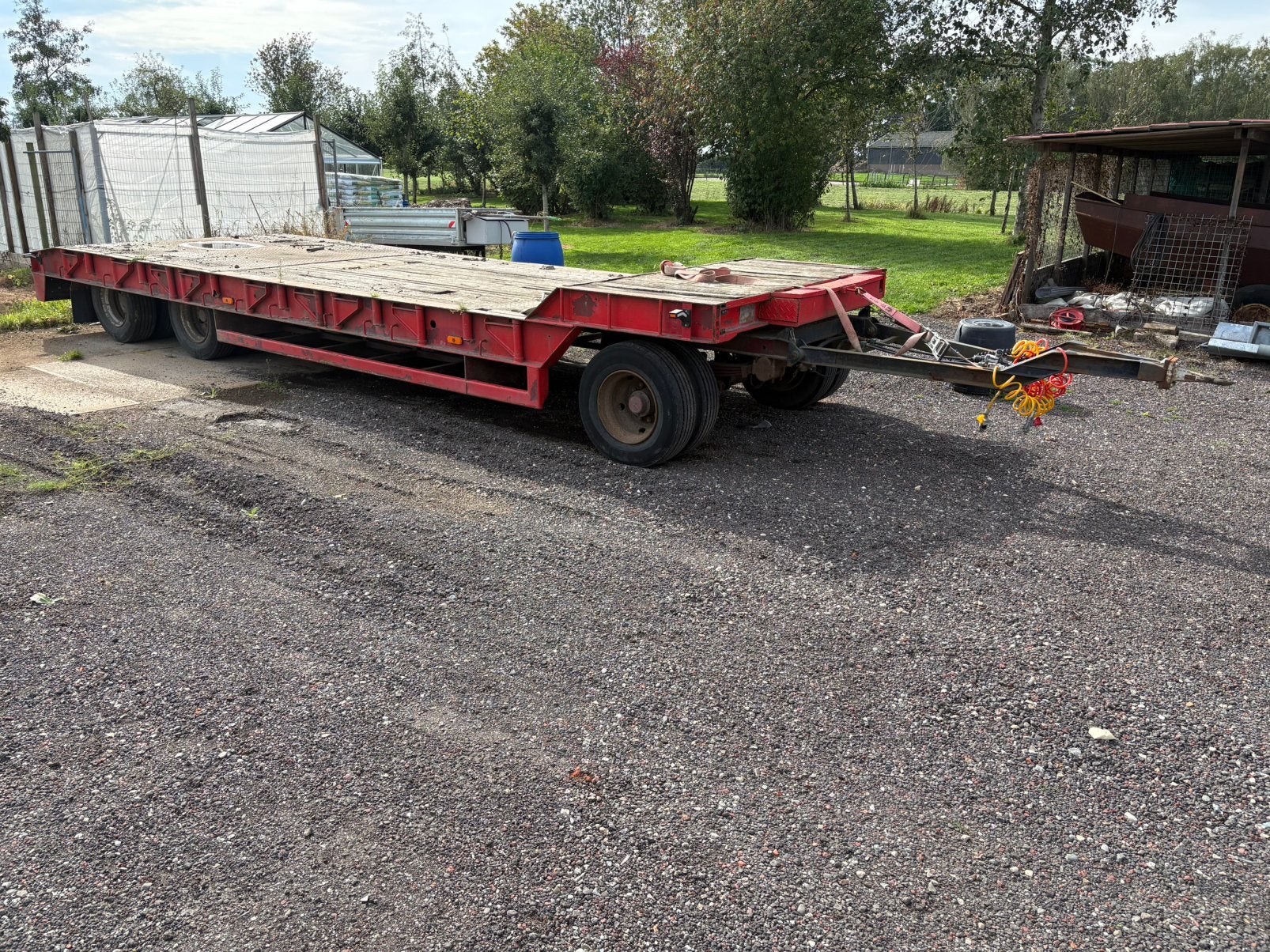 Noteboom dieplader, Ophalen, Overige, Transport