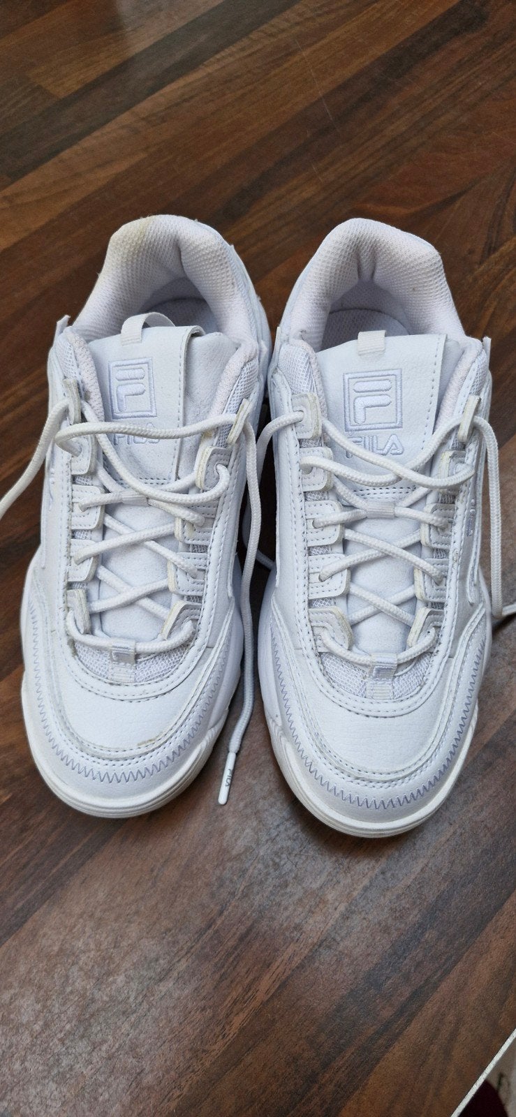 Fila Disruptor II Sneakers Maat 39 - Zo goed als nieuw, Wit, Ophalen of Verzenden, Fila, Sneakers of Gympen