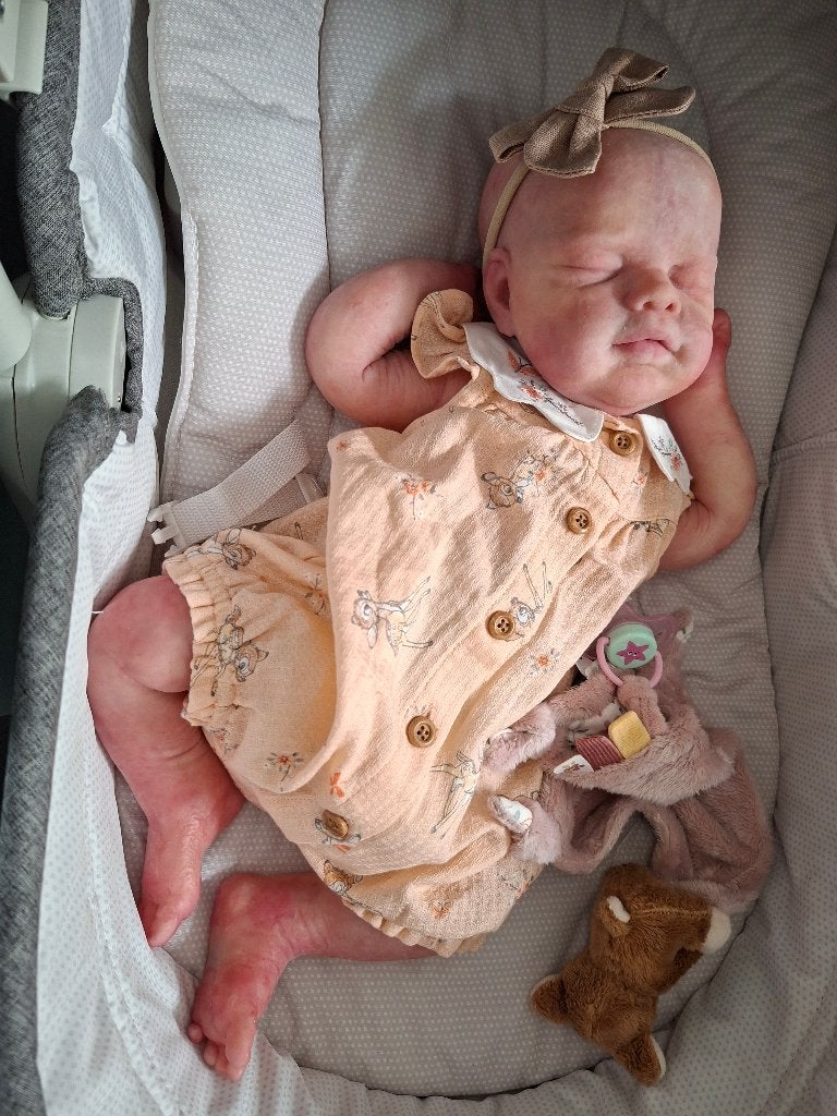 silicone reborn baby laten maken, Ophalen of Verzenden, Nieuw, Babypop, Levensecht of Reborn