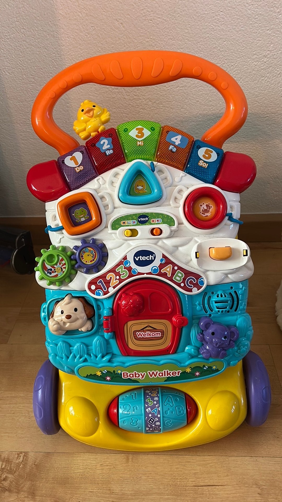 Vtech Loopwagen, Kinderen en Baby's, Ophalen, Zo goed als nieuw, 6 maanden tot 2 jaar