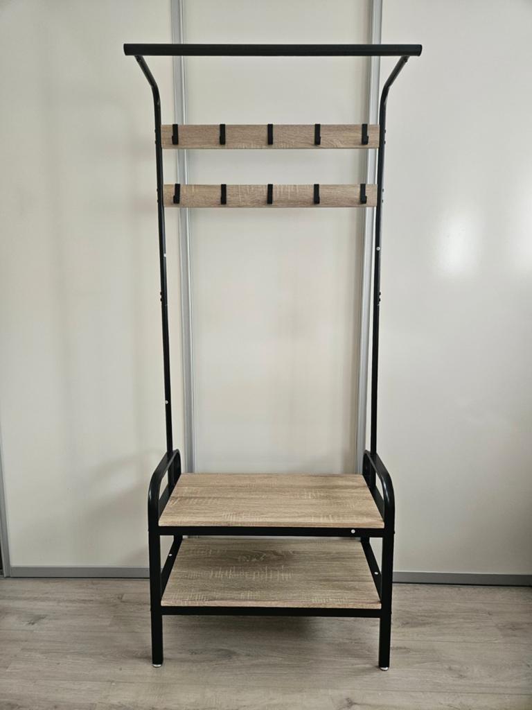Kapstok met schoenenrek, Huis en Inrichting, Woonaccessoires | Kapstokken, Zo goed als nieuw, Minder dan 100 cm, Metaal, Ophalen