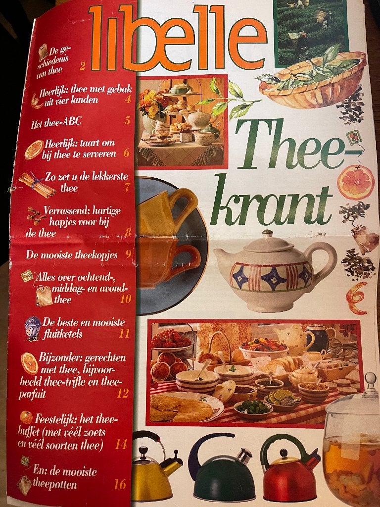 "Libelle Theekrant", Ophalen of Verzenden, Zo goed als nieuw, Krant