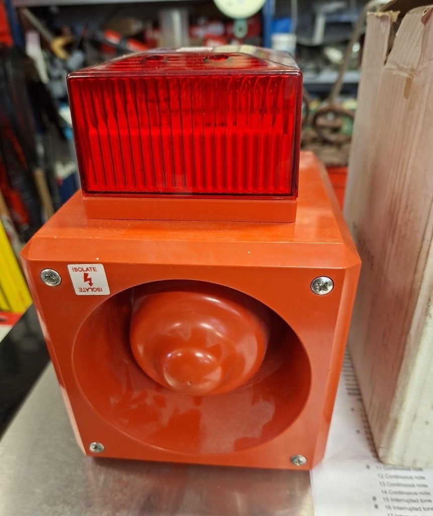 Yodaligt Brandalarm Sirene Zwaailamp - Nieuw in Doos, Verzenden, Nieuw, Sirene, Overige soorten