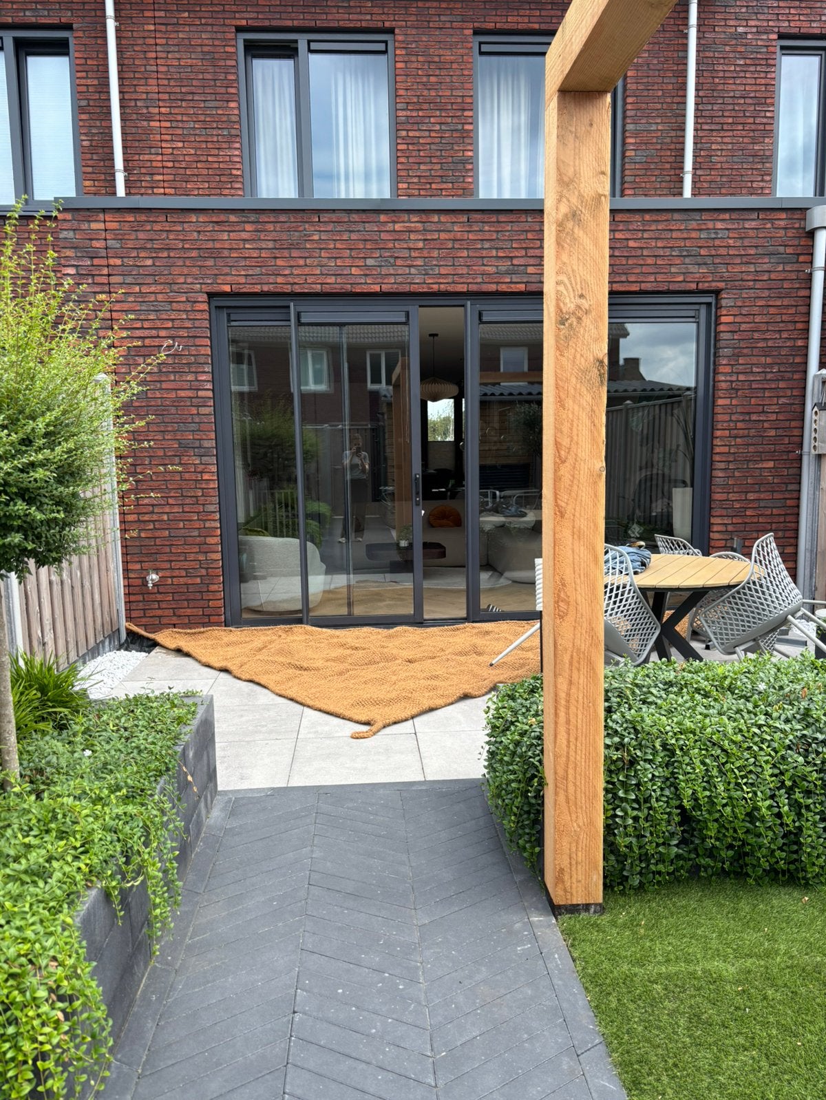 Cocos driehoek schaduwdoek 3x4x5, Ophalen, Nieuw