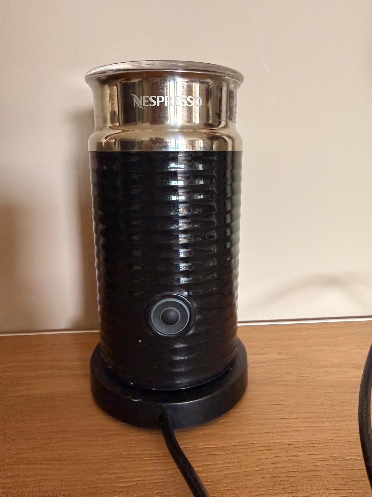 Nespresso Aeroccino 3 Melkopschuimer - Zwart, Gebruikt, Overige modellen, Overige typen, Ophalen of Verzenden
