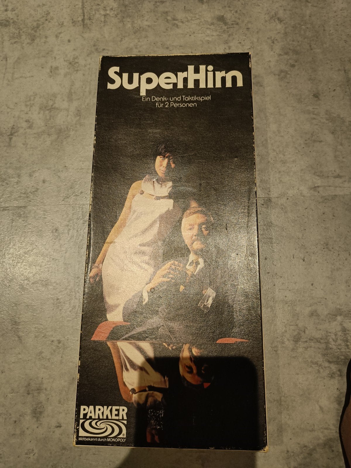 Vintage SuperHirn (Mastermind) bordspel - Compleet, Een of twee spelers, Ophalen of Verzenden, Gebruikt, Parker