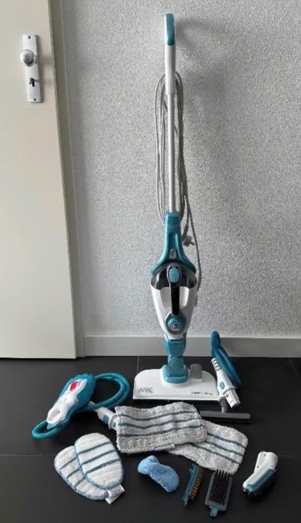 Black decker 7in1 stoomreiniger - veel accessoires, Ophalen, Zo goed als nieuw, Stoomreiniger