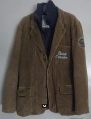 bijna nieuw Jas Blazer SCOTCH soda Ribcorduroy gevoerd L 52, Maat 52/54 (L), Verzenden, Beige, Zo goed als nieuw