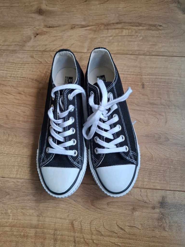 Gympen/sneakers 38 zwart wit, Kleding | Dames, Schoenen, Ophalen, British Knights, Wit, Sneakers of Gympen