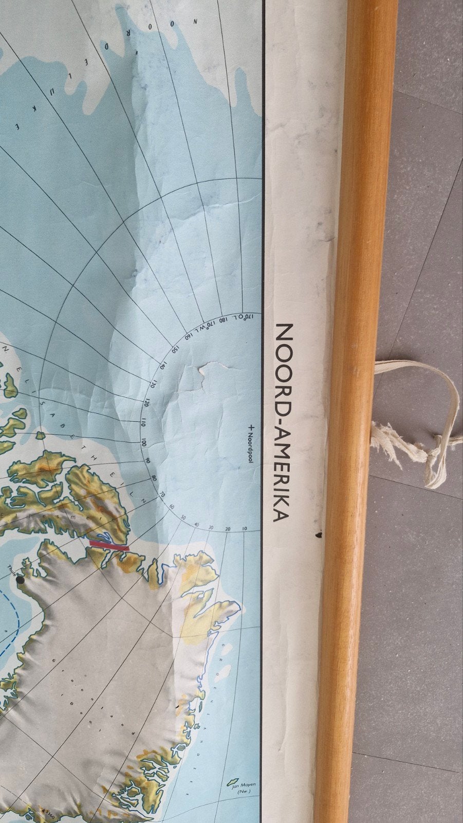 schoolplaat noord amerika, Antiek en Kunst, Antiek | Schoolplaten, Ophalen of Verzenden, Aardrijkskunde