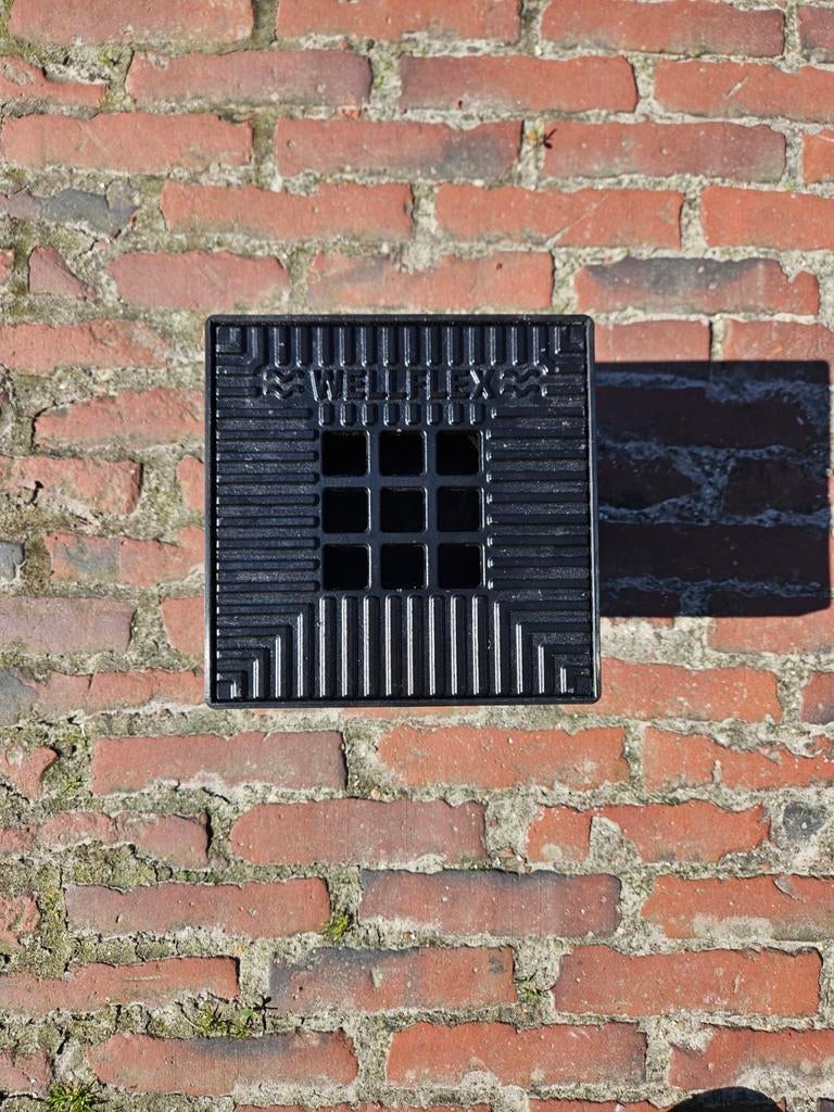 Wellflex afvoerputje 75mm met rooster, Ophalen of Verzenden
