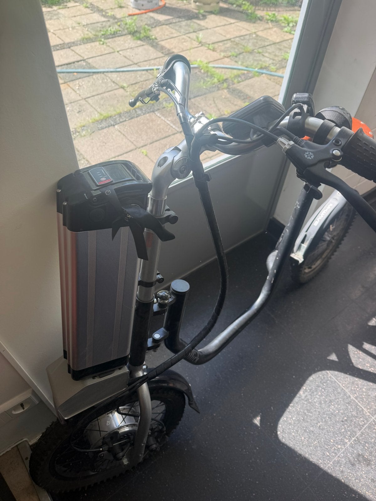 Rollick NextStep elektrische loopfiets met accu,Brooks-zadel, Gebruikt, Minder dan 47 cm, 30 tot 50 km per accu, Ophalen