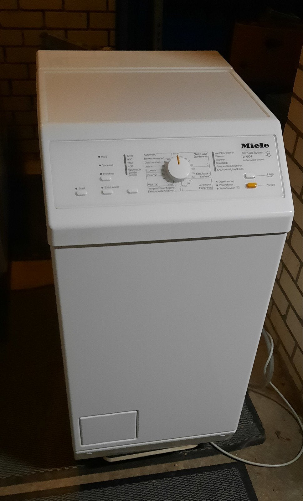 Miele W60A Bovenlader Wasmachine - 1200 tpm - Goede staat, Witgoed en Apparatuur, Wasmachines, Ophalen