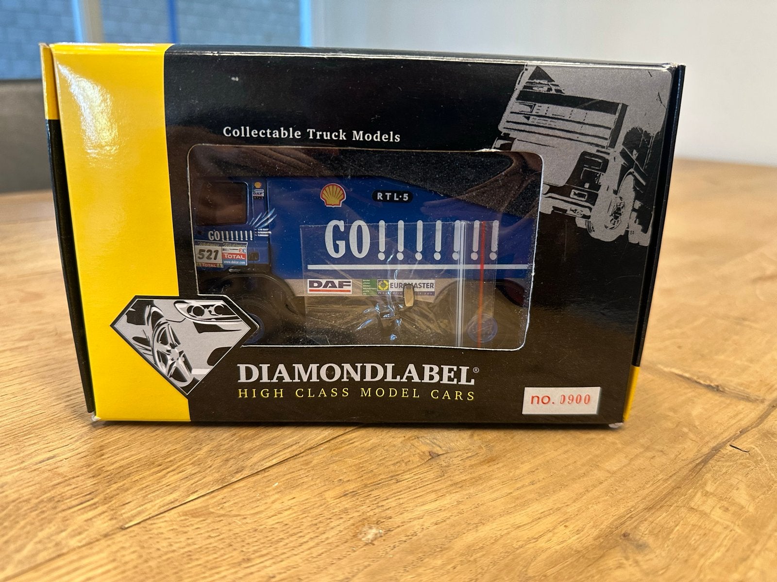 DAF Rally Truck Team de Rooy Model Diamondlabel Collectable, Ophalen of Verzenden, Nieuw, Bus of Vrachtwagen