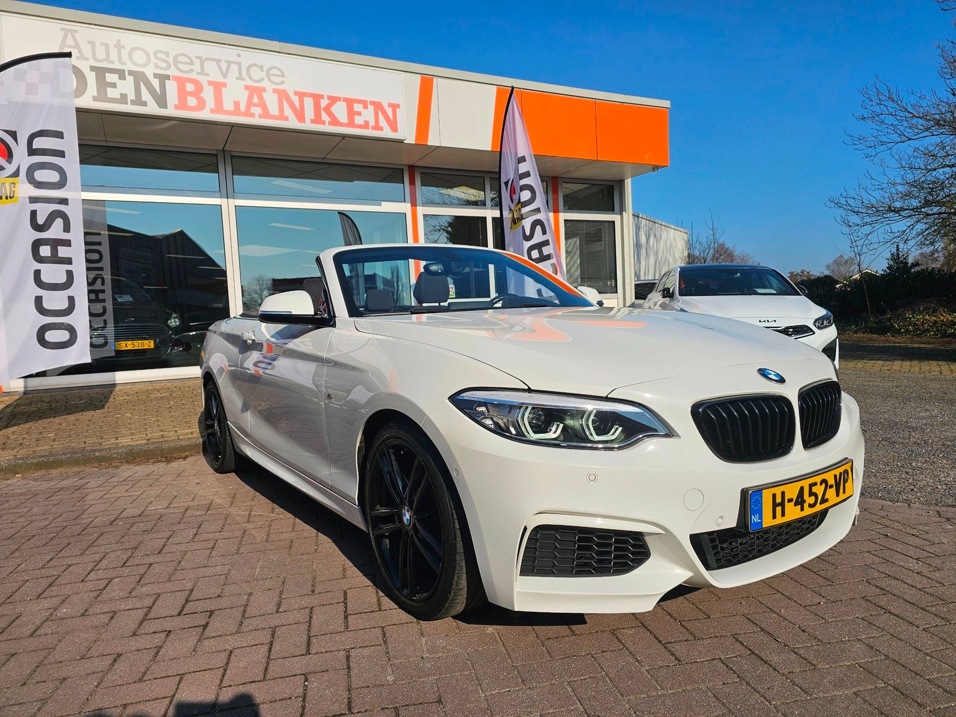 BMW 2-serie Cabrio 218i Executive Edition M Sport Automaat B, Auto's, Dealer onderhouden, Gebruikt, Euro 6, Cabriolet