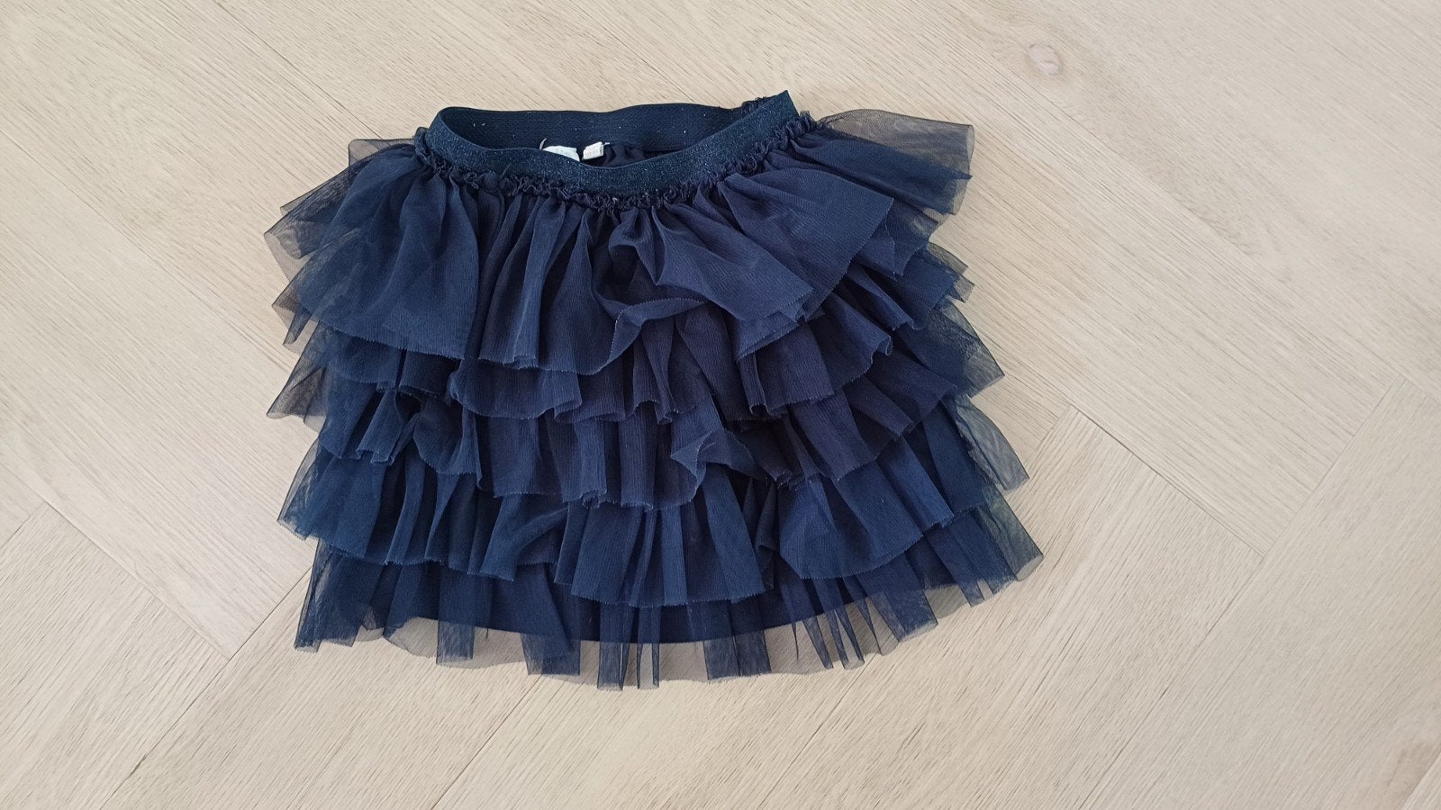 Donkerblauwe tule rok voor meisjes 7-8 jaar, Ophalen of Verzenden, Zo goed als nieuw, Alike, Meisje