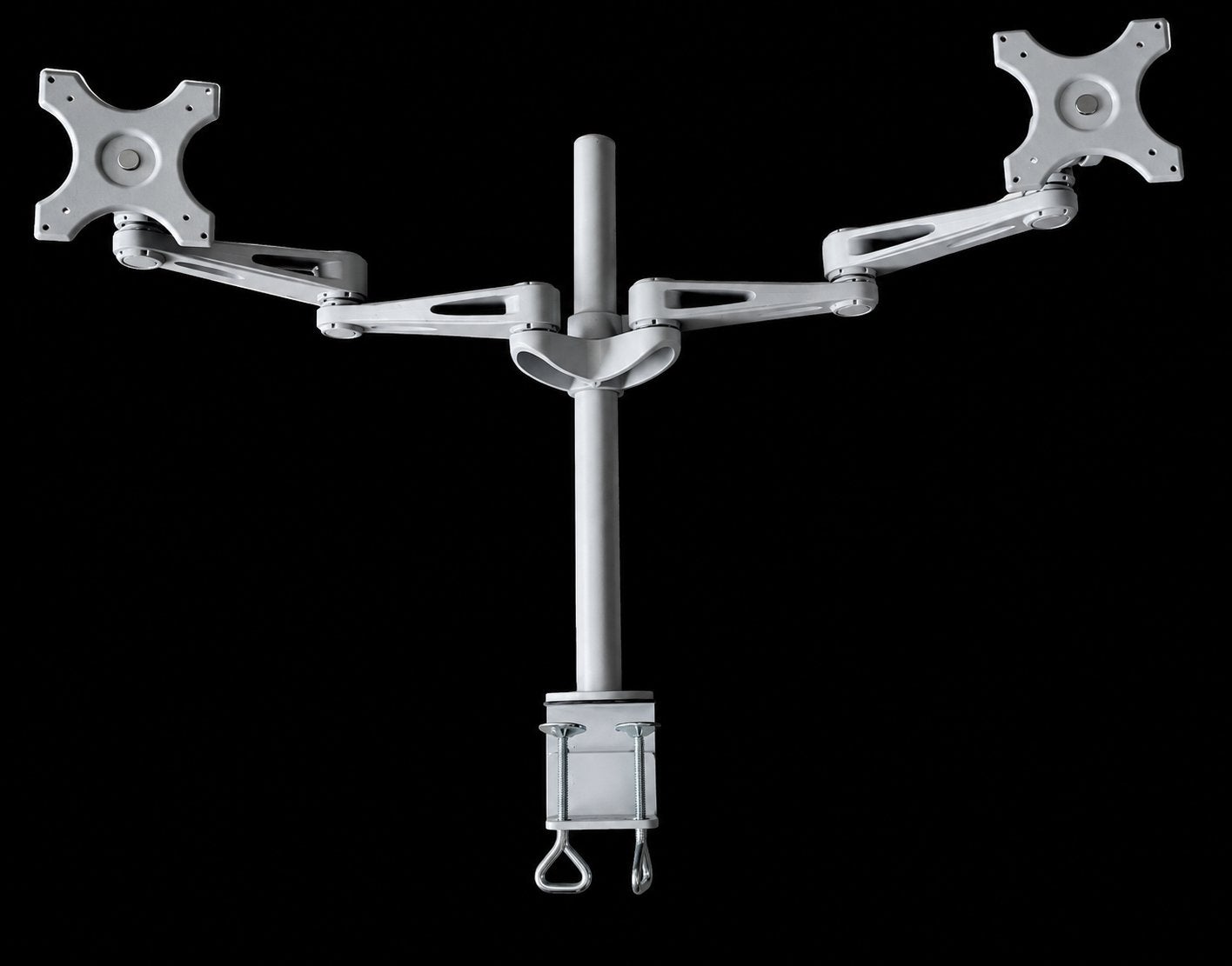 monitor arm dubbel aangeboden, Computers en Software, Monitoren, Ophalen, Zo goed als nieuw